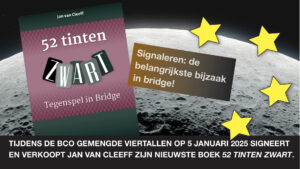 Signeersessie Jan van Cleeff tijdens BCO gemengd Viertallentoernooi